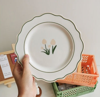 Tulip Ceramic Flat Plat