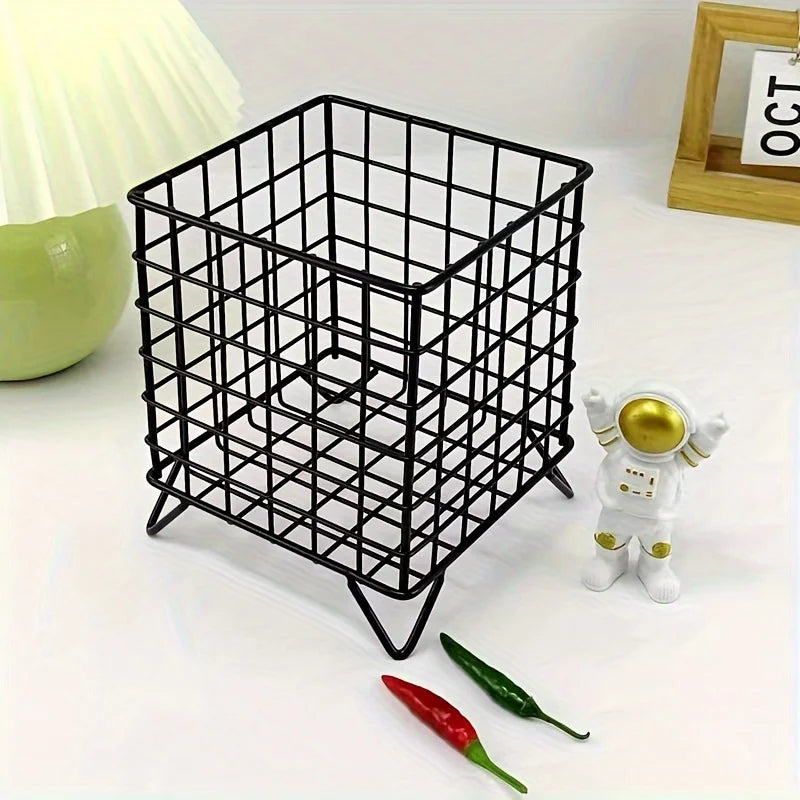Minimal Metal Storage Basket