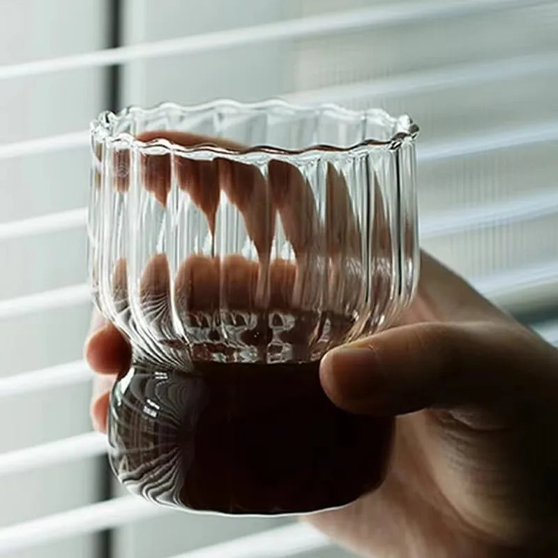 Irregular High Borosilicate Glass Cup