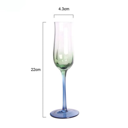 Flowers Bloom in the World 150-400Ml Goblet Artificial Blowing Red Wine Cocktail Champagne Cup Family Festival Drinkware Glass