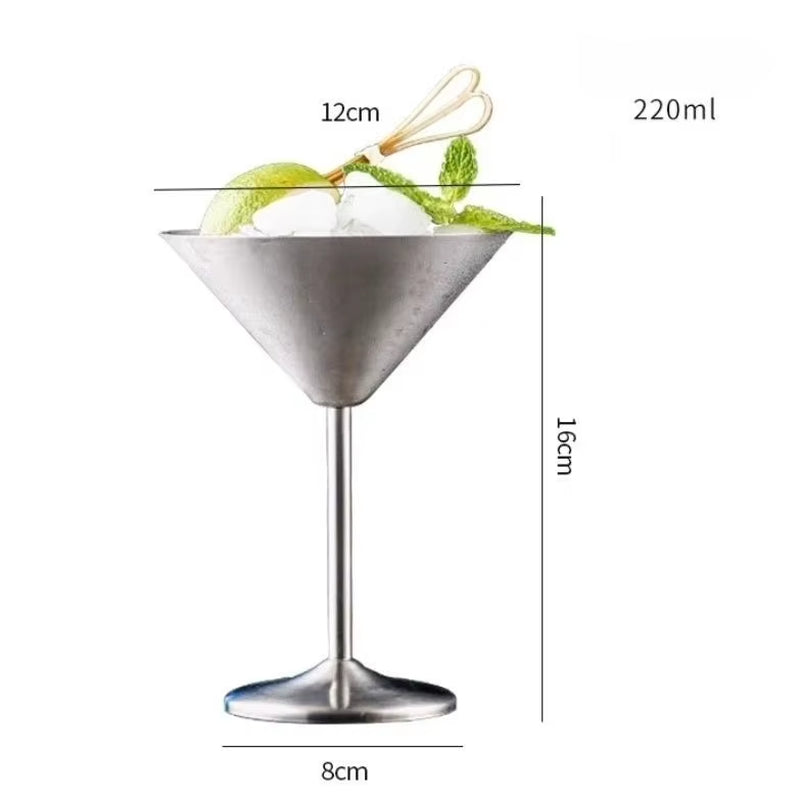 Stainless Steel Dessert Cups，Luxury Ice Cream Cup High Footed Yogurt Dessert Cup，Serving Plates，Fruit Bowl Cake Dish