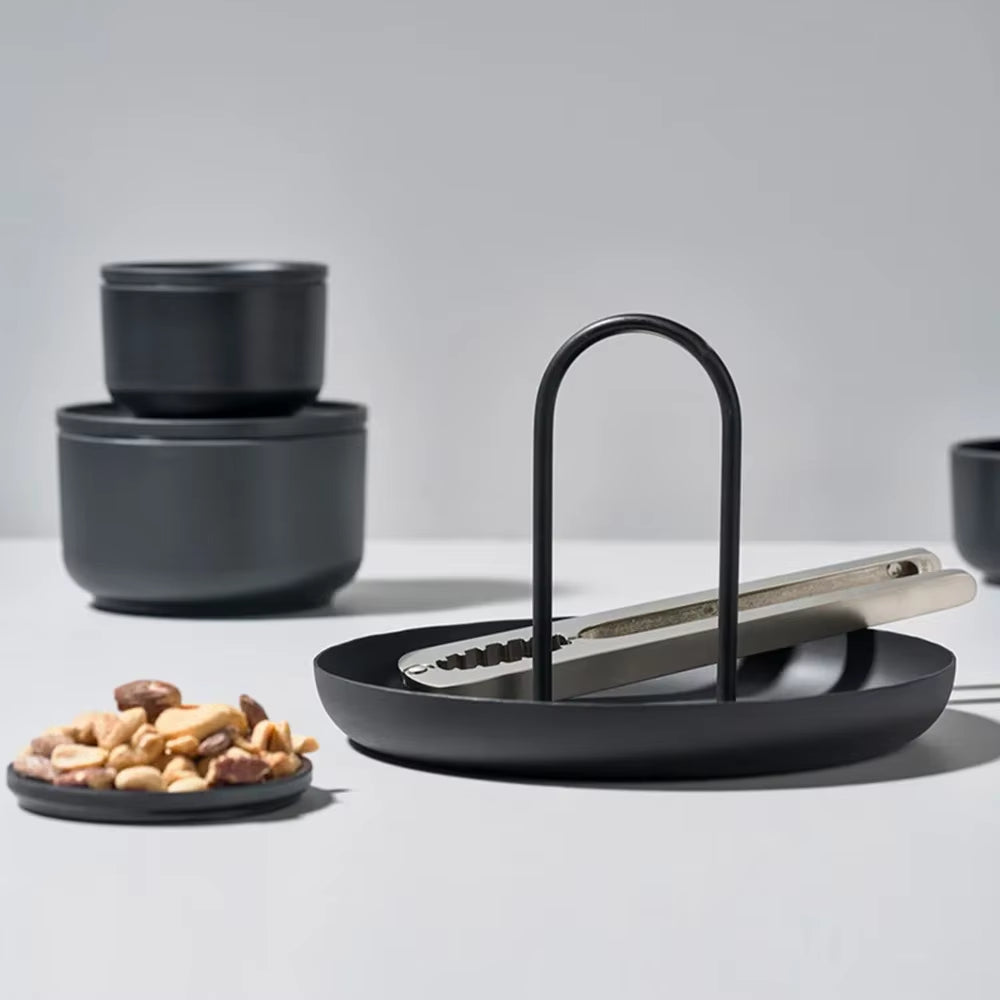 Nordic Tray round Portable Tray with Handle for Sundries and Small Objects Desktop Home Decor for Necklace Jewelry Storage