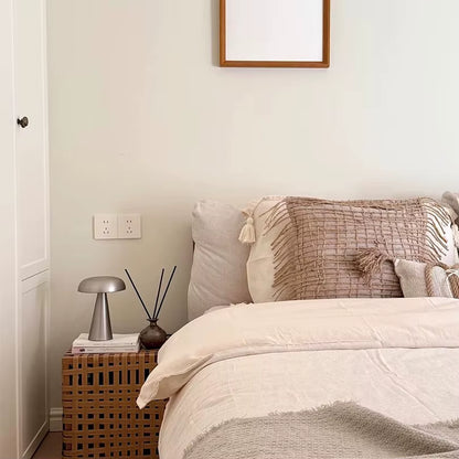 LED Table Lamp Retro Mushroom Touch Sensor Bedside Lamp Rechargeable Reading Lights for Bedroom Restaurant Bar Decor Lighting