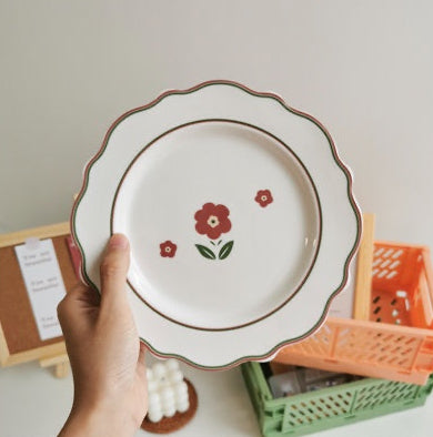 Tulip Ceramic Flat Plat