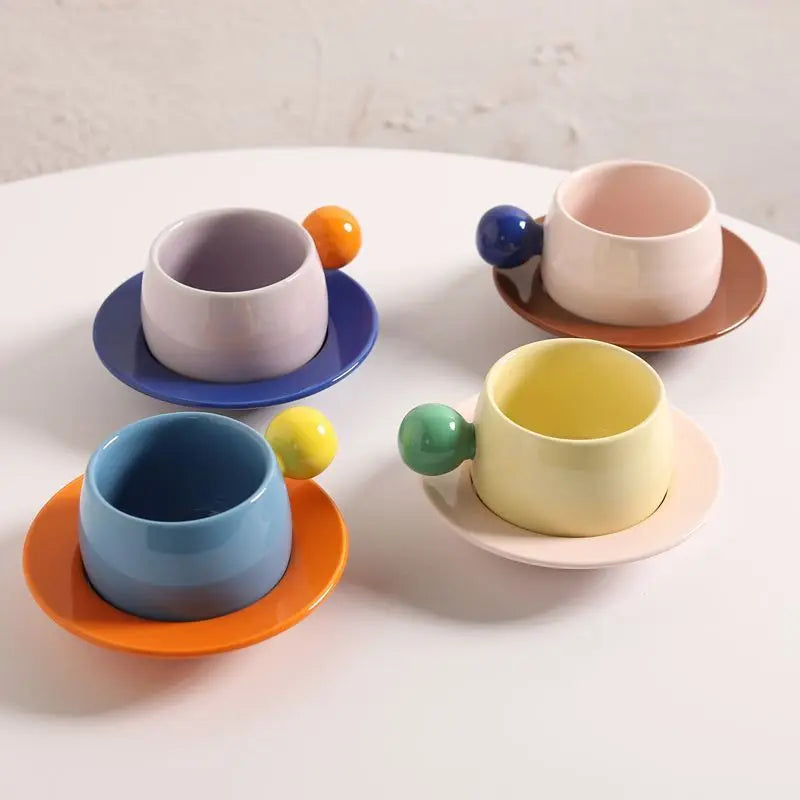 Creative Floating Saucer Ceramic Coffee Mug
