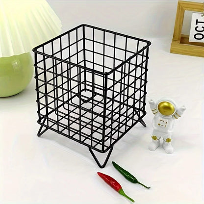 Minimal Metal Storage Basket