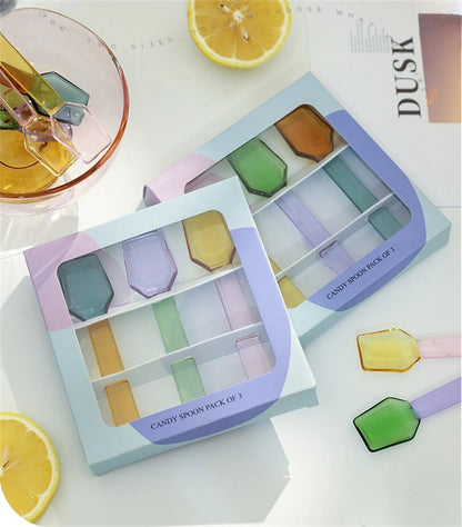 Creative Color Glass Small Spoon