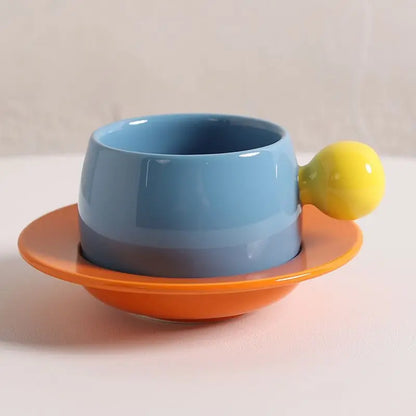 Creative Floating Saucer Ceramic Coffee Mug