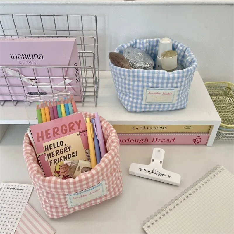 Large Multi-Function Desktop Storage Basket
