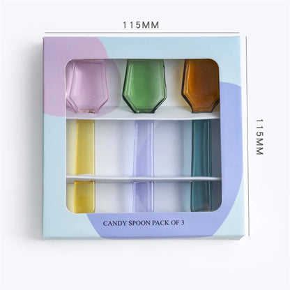 Creative Color Glass Small Spoon
