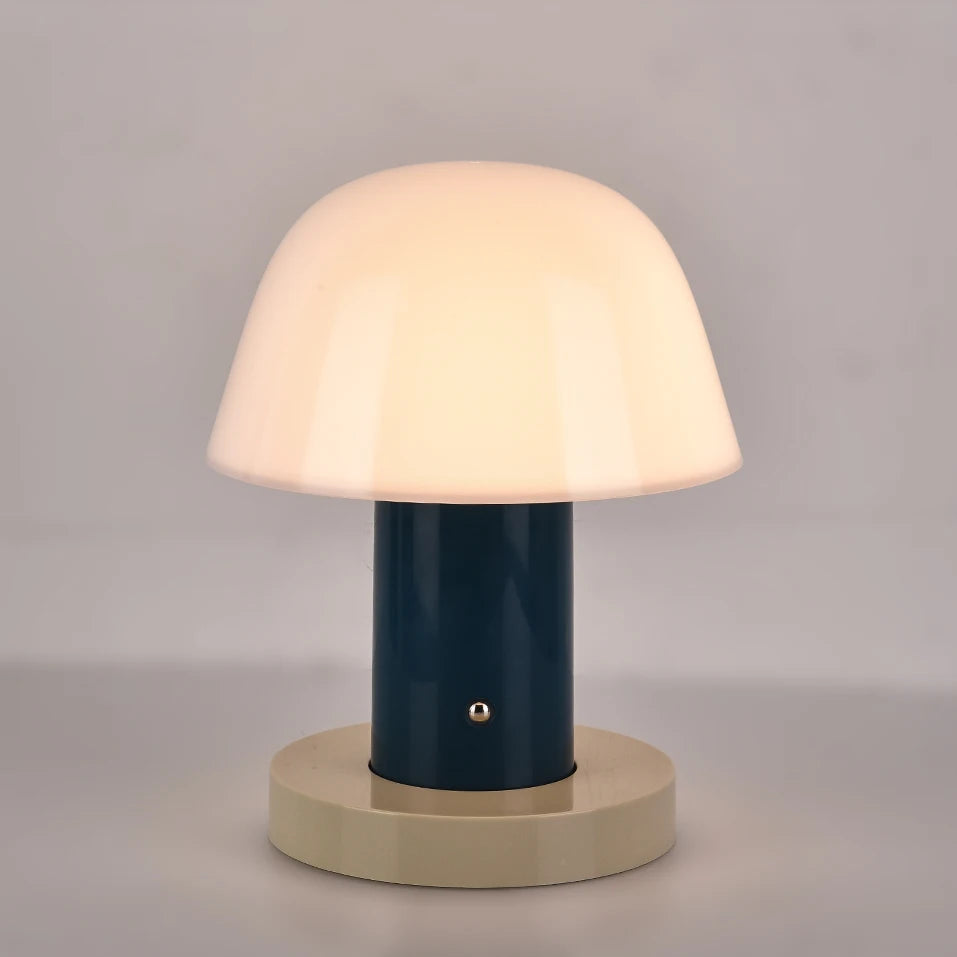 Rechargeable Mushroom LED Night Light with Touch Dimming