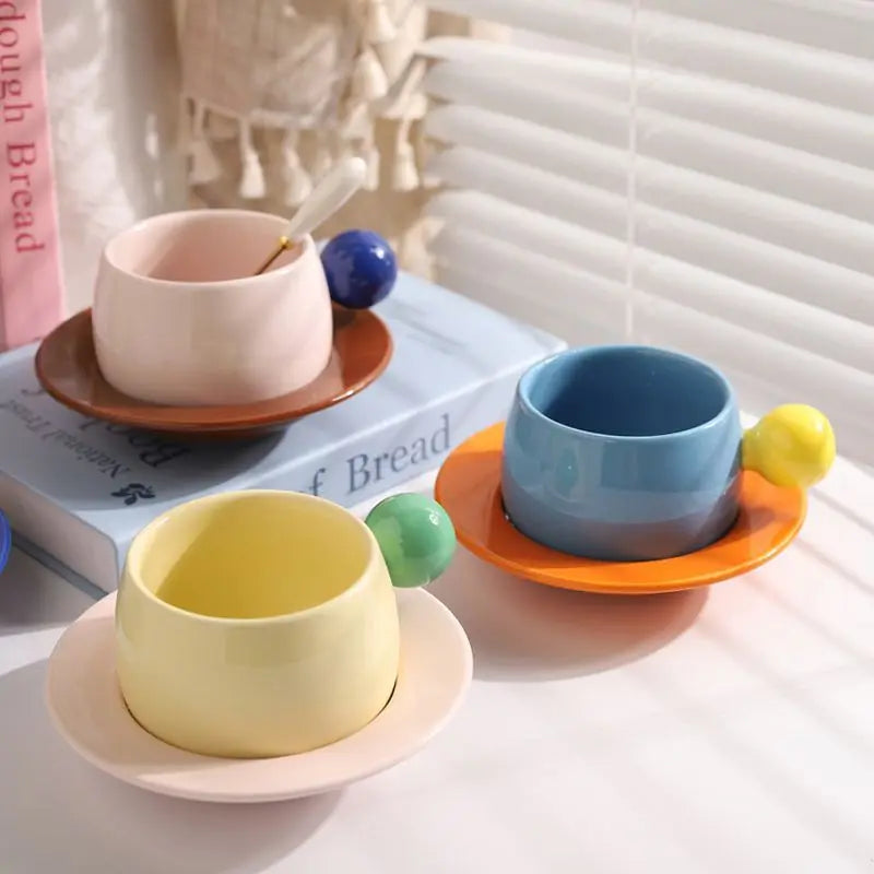 Creative Floating Saucer Ceramic Coffee Mug