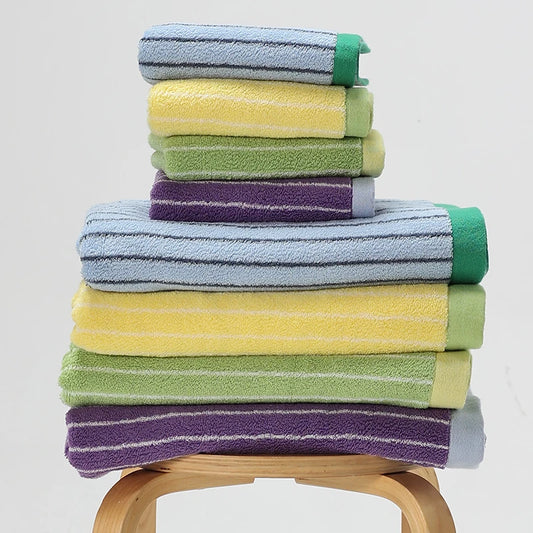 Striped Cotton Towels