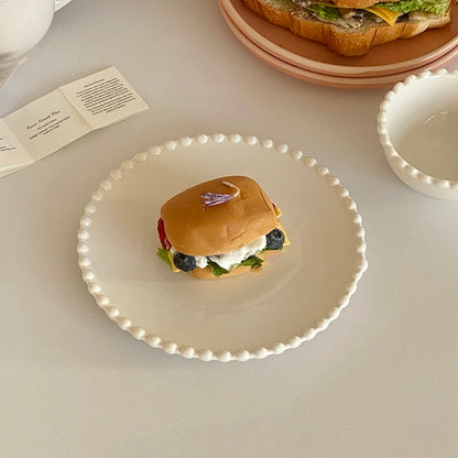 Cream Ceramic Plate