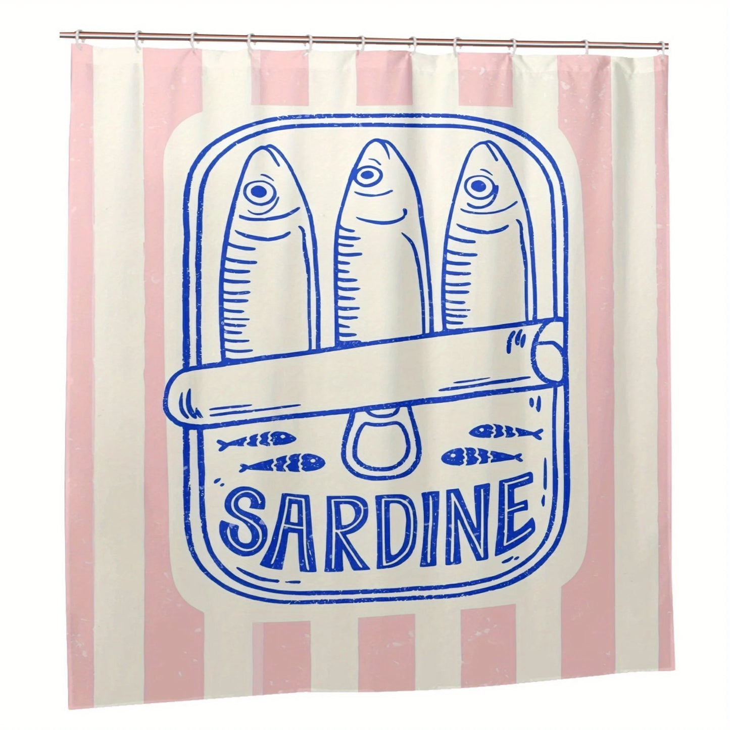 Fashionable Shower Curtain with Hooks