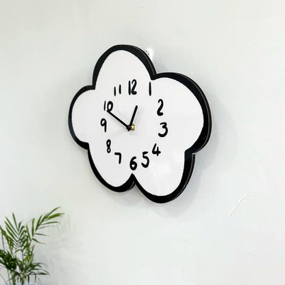 Wooden Cloud Wall Clock