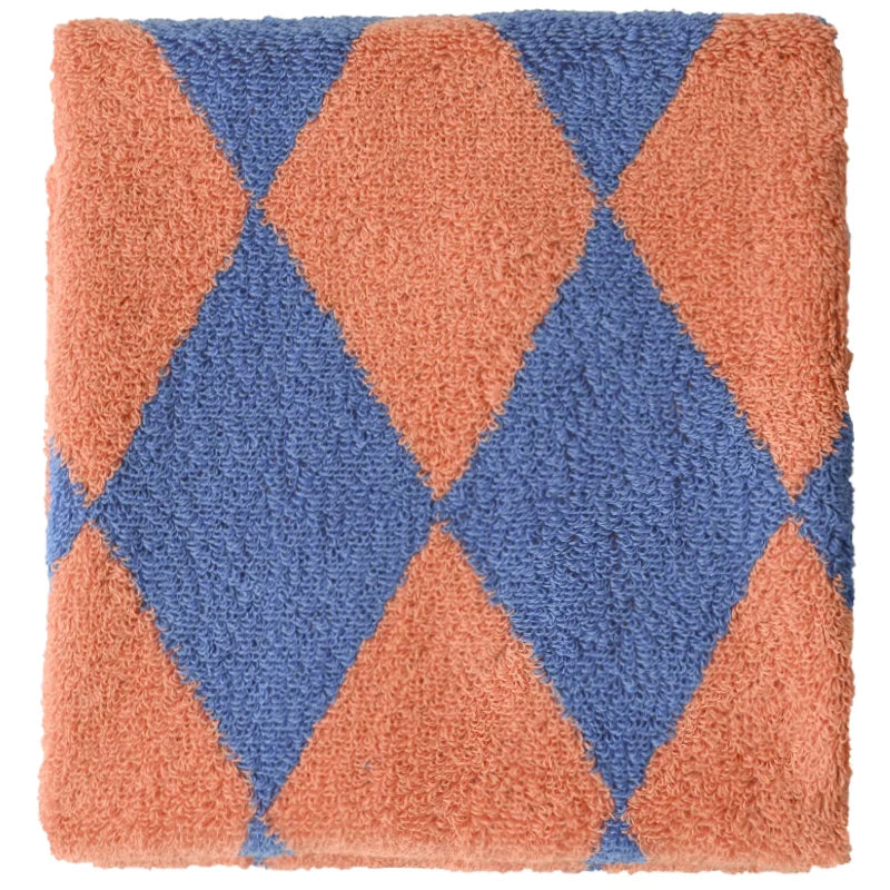 Retro Striped Cotton Towel