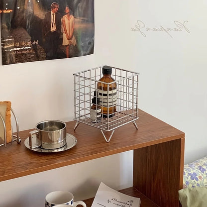 Minimal Metal Storage Basket