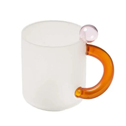 Frosted Glacier Mug with Color Accent Handle