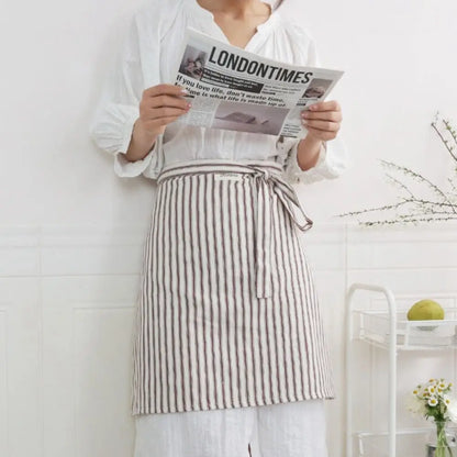 Cotton Stripe Apron