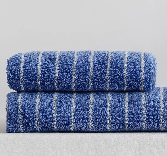 Retro Striped Cotton Towel
