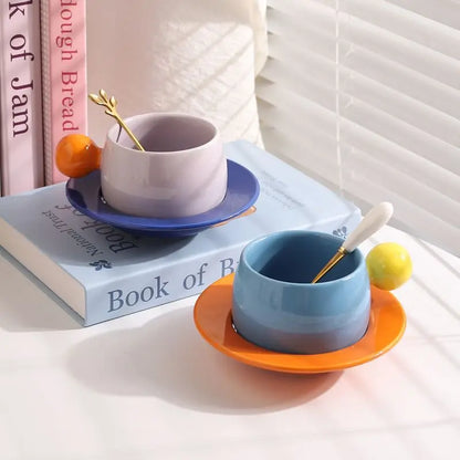 Creative Floating Saucer Ceramic Coffee Mug