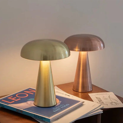Touch Dimmable Mushroom LED Bedside Lamp