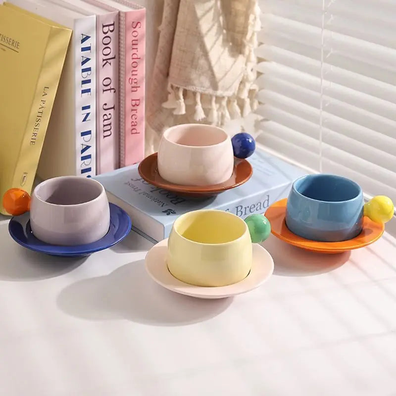 Creative Floating Saucer Ceramic Coffee Mug