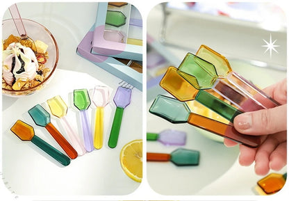 Creative Color Glass Small Spoon