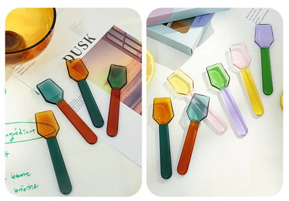 Creative Color Glass Small Spoon