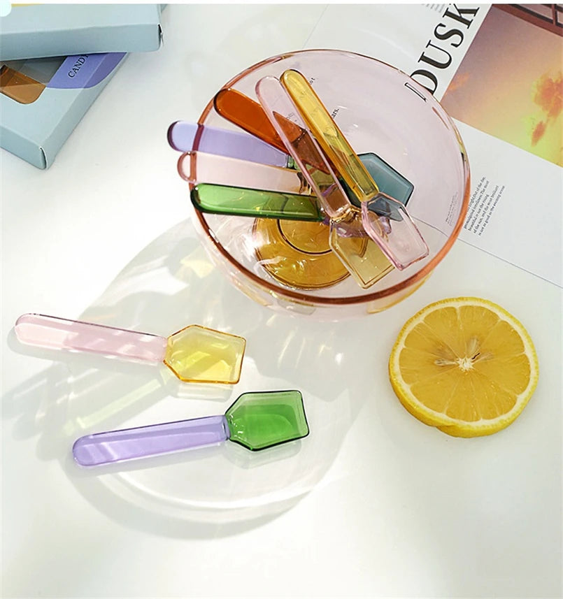 Creative Color Glass Small Spoon