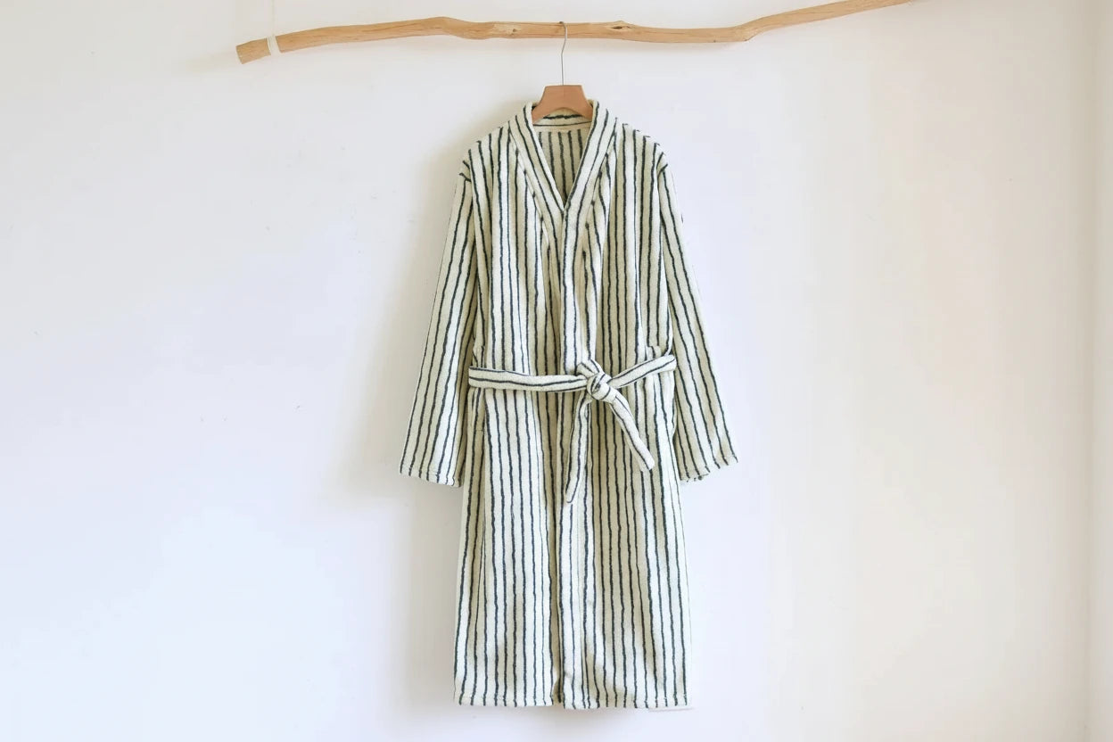 Flannel Stripe Robe