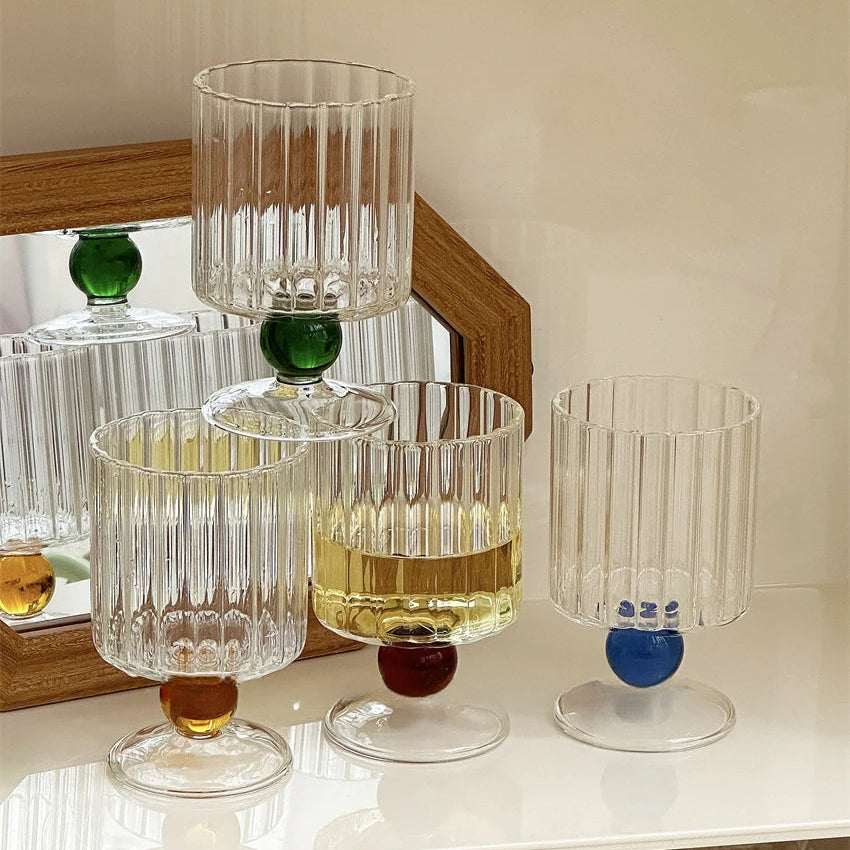 Round Borosilicate Glass Cocktail Cup (210 ml)