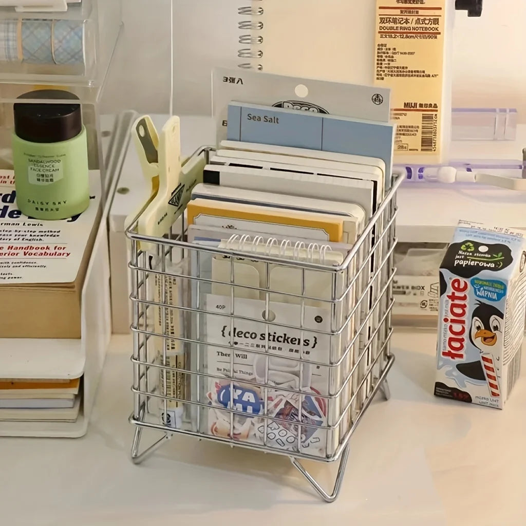 Minimal Metal Storage Basket