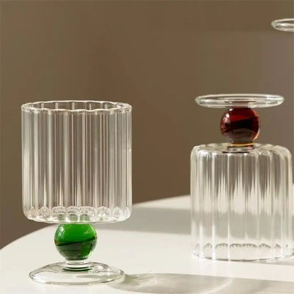 Round Borosilicate Glass Cocktail Cup (210 ml)