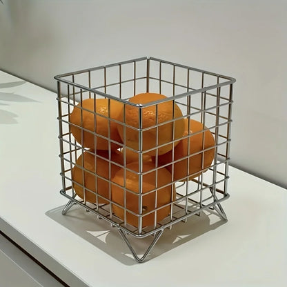 Minimal Metal Storage Basket