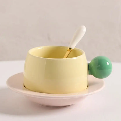 Creative Floating Saucer Ceramic Coffee Mug