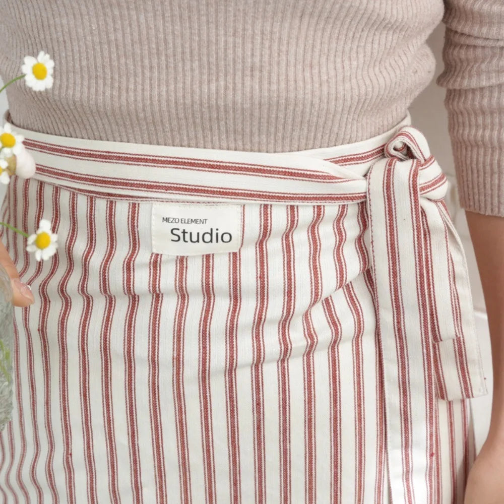 Cotton Stripe Apron