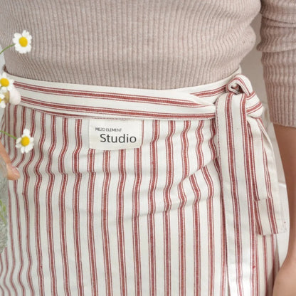 Cotton Stripe Apron