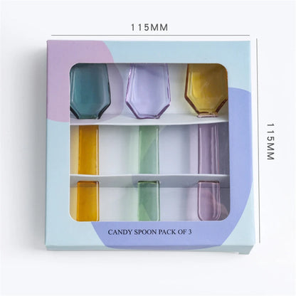 Creative Color Glass Small Spoon