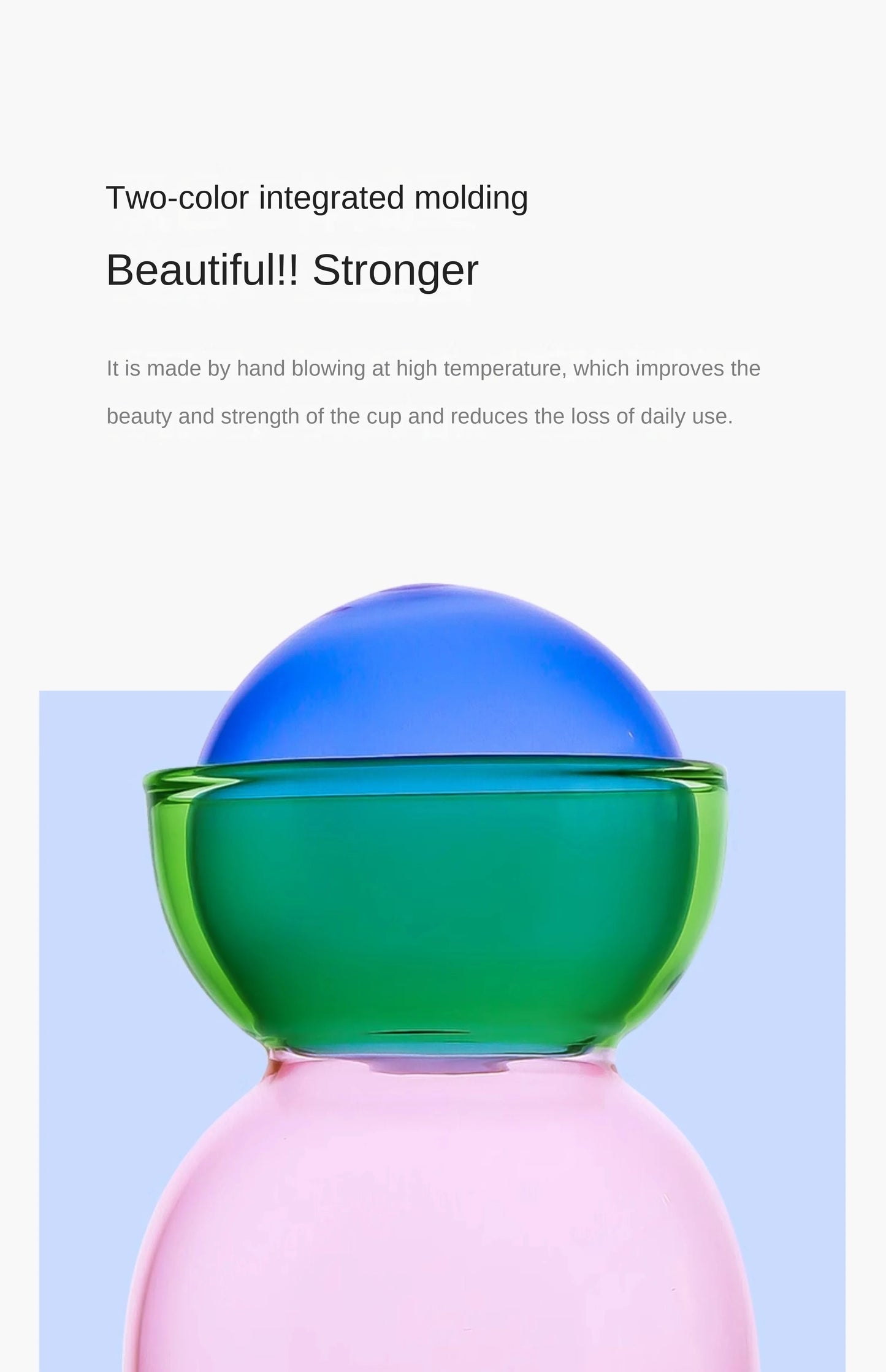 Color High Temperature Resistant Glass