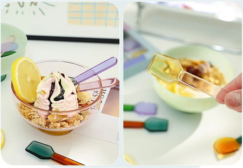 Creative Color Glass Small Spoon