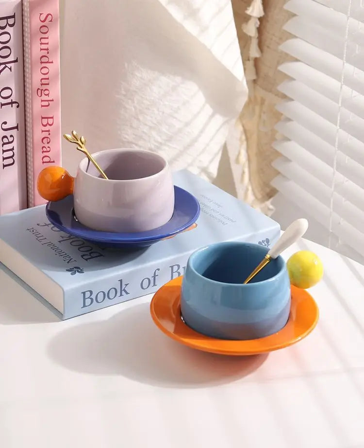 Creative Floating Saucer Ceramic Coffee Mug