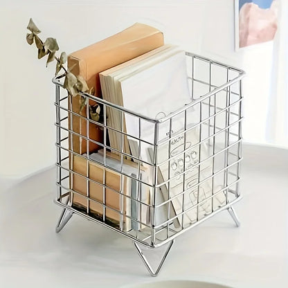 Minimal Metal Storage Basket