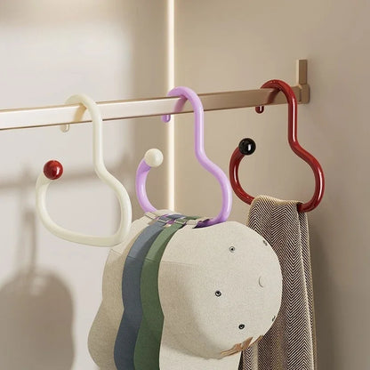 3PCS Circular Scarf and Tie Multifunctional Hook