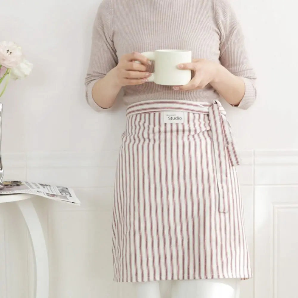 Cotton Stripe Apron