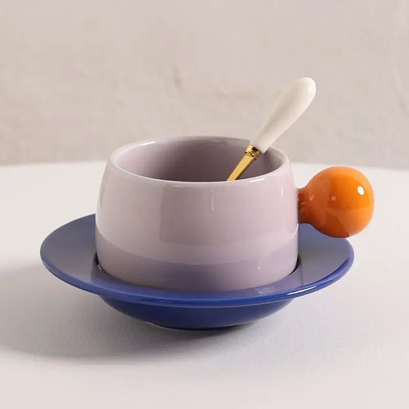 Creative Floating Saucer Ceramic Coffee Mug