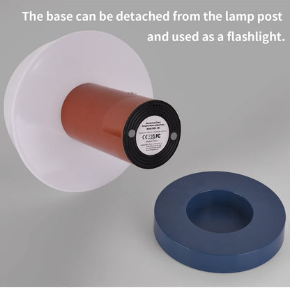 Rechargeable Mushroom LED Night Light with Touch Dimming