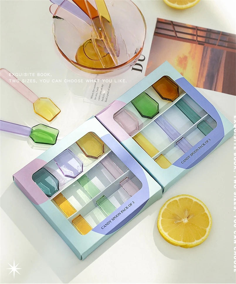 Creative Color Glass Small Spoon