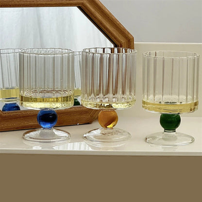 Round Borosilicate Glass Cocktail Cup (210 ml)